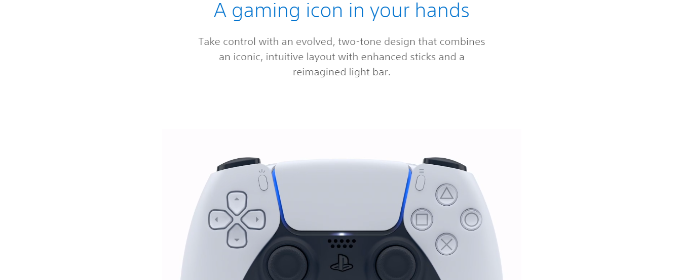 PlayStation 5 DualSense wireless controller features